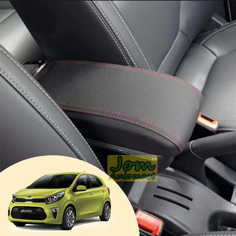 Kia Picanto 7 USB Arm Rest Adjustable with Cup Holder Armrest Shopee