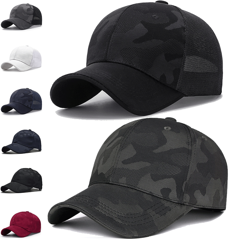 Camouflage Summer Mesh for Men Women Casual Hip Hop Baseball FORUU Hats 