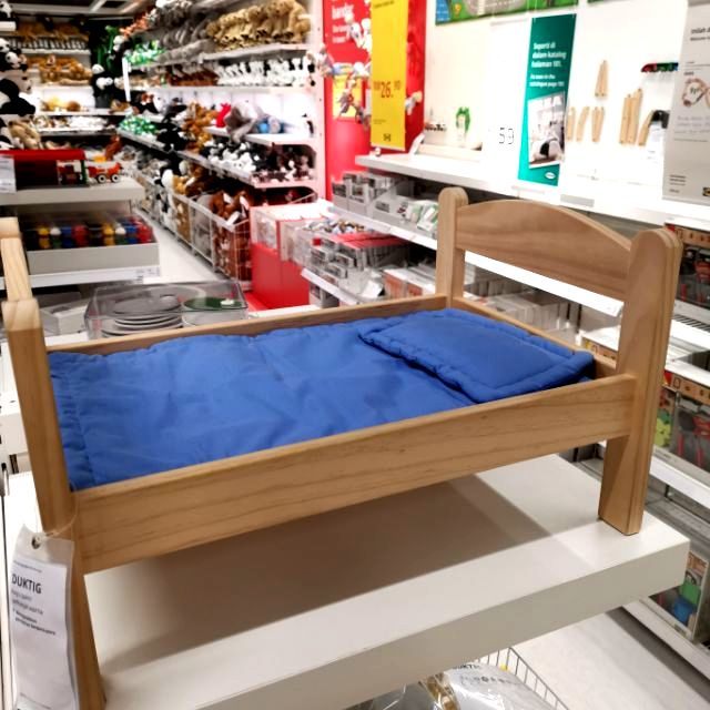 ikea dolls cot