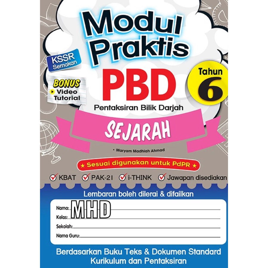 Mhd Modul Praktis Pbd Kssr Tahun 6 Year 6 2022 Ilmu Bakti Shopee Malaysia