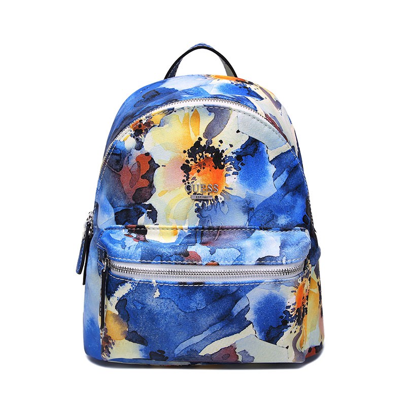 floral guess backpack