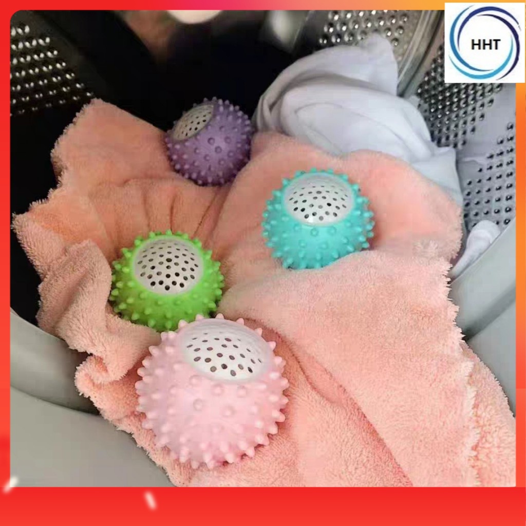 MALAYSIA READY STOCK 4pcs Polymer Nanoparticle Ceramic Laundry Ball Decontamination