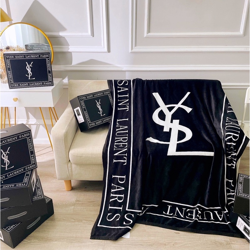 お得な情報満載 YVESSAINTLAURENT ブランケット イヴサンローラン バス