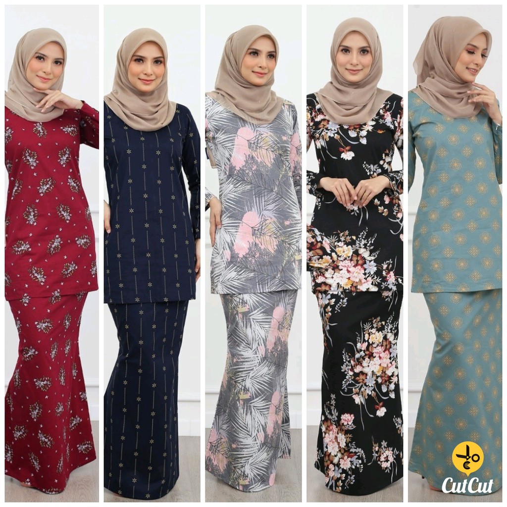 Buy Baju Kurung Mini Moden English Cotton By Anggun Seetracker Malaysia