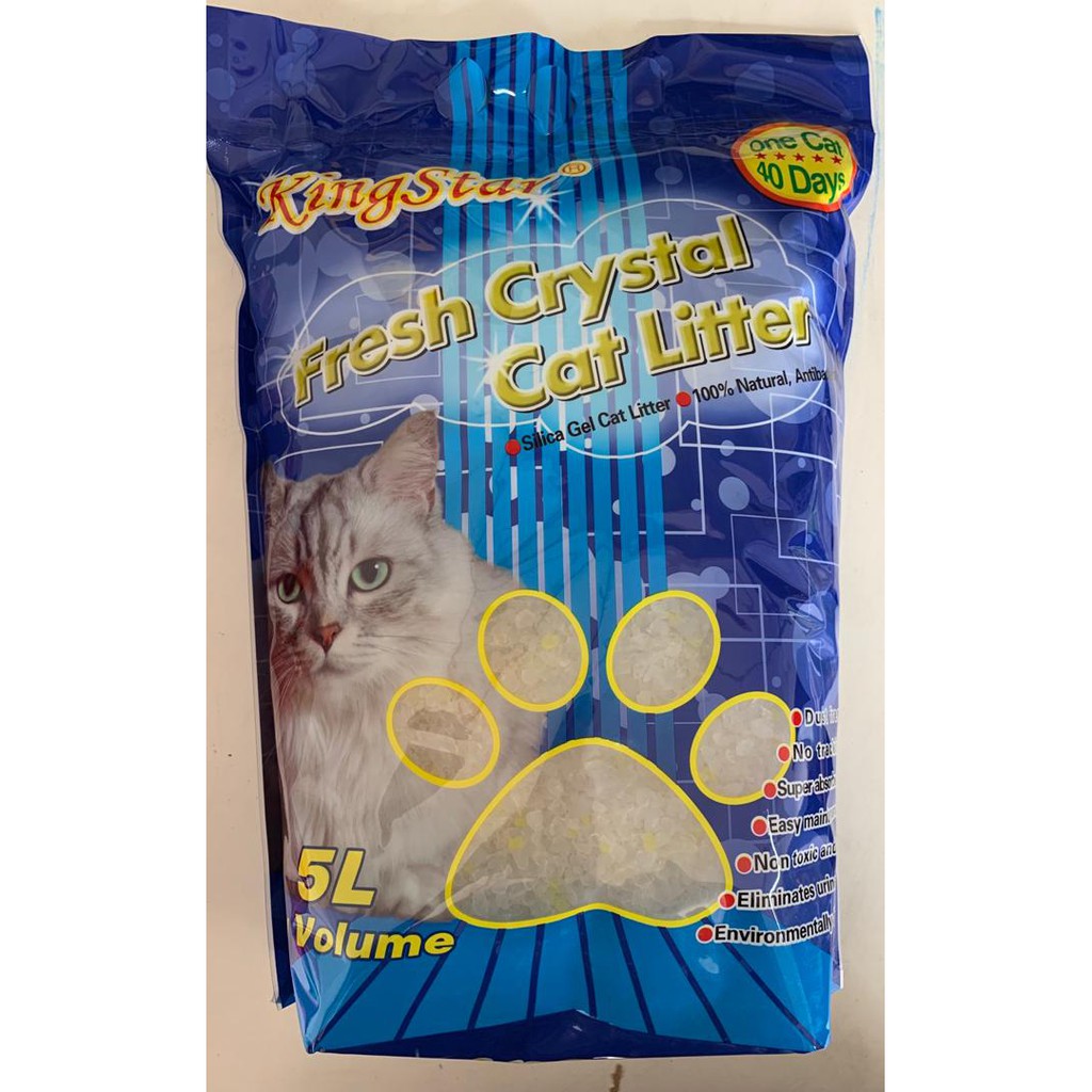 KingStar Crystal Cat Litter 5L Pasir Kucing Shopee Malaysia