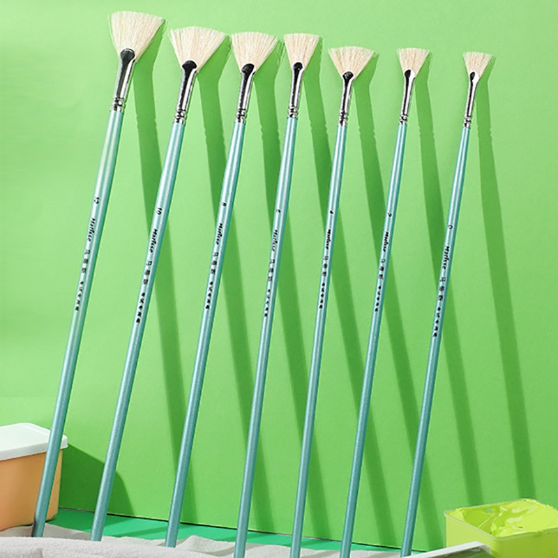 1pc Watercolor Gouache Paint Brushes pig hair hard oil acrylic Painting