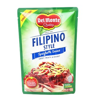 Del Monte Spaghetti Sauce Filipino Style 500g Shopee 