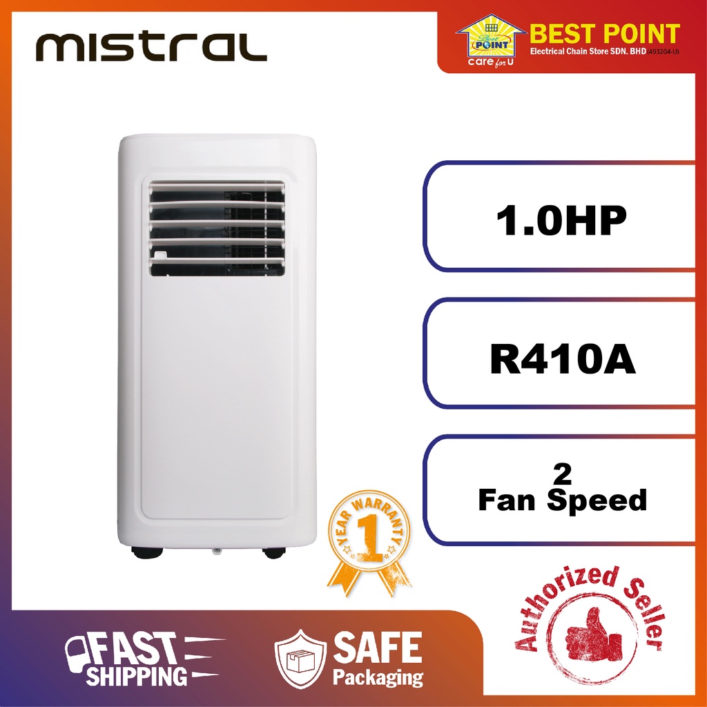 MISTRAL 1.0hp Portable Air Conditioner,R410A (30L) MAC019E Shopee