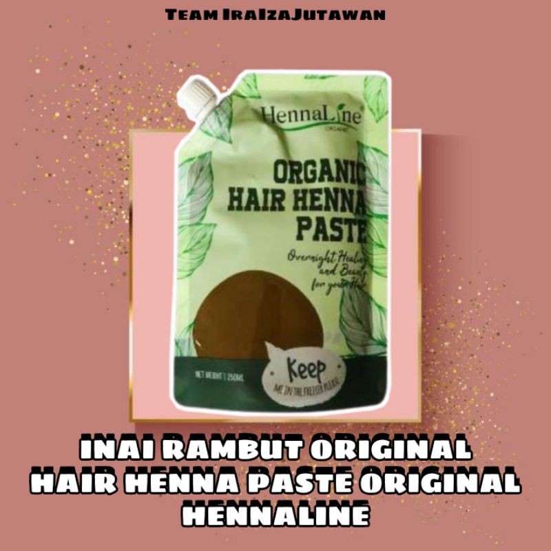 Ready Stock Henna Paste Original Hennaline Brown Color Shopee Malaysia