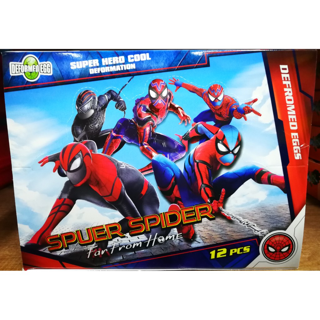 spiderman egg toys