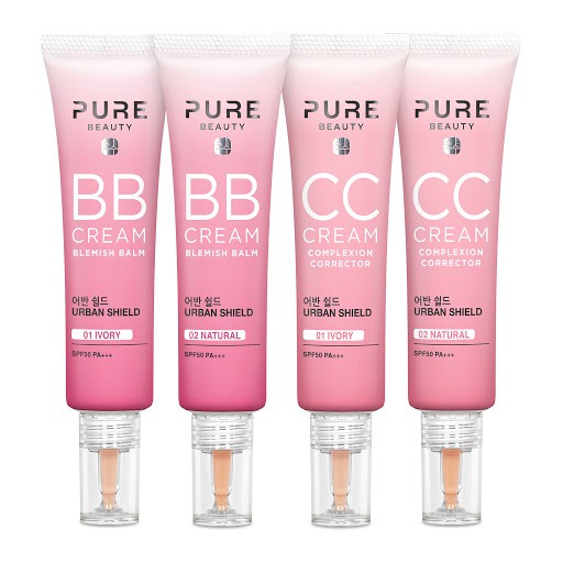 Pure Beauty Bb Cc Cream 30ml Exp 2023 Shopee Malaysia