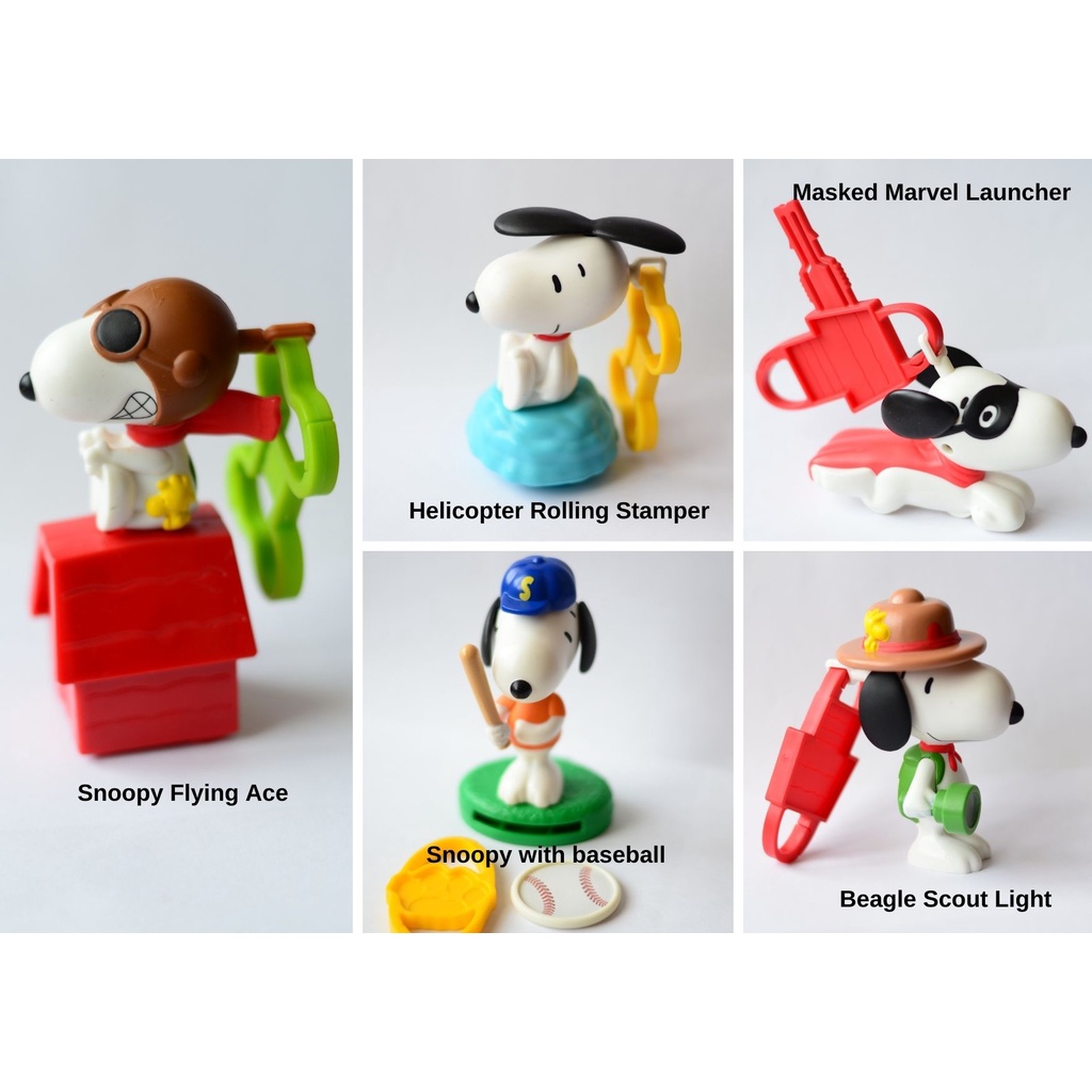 Preloved Japan McDonald's Happy Meal Peanuts Snoopy Toy Series -2018 ...