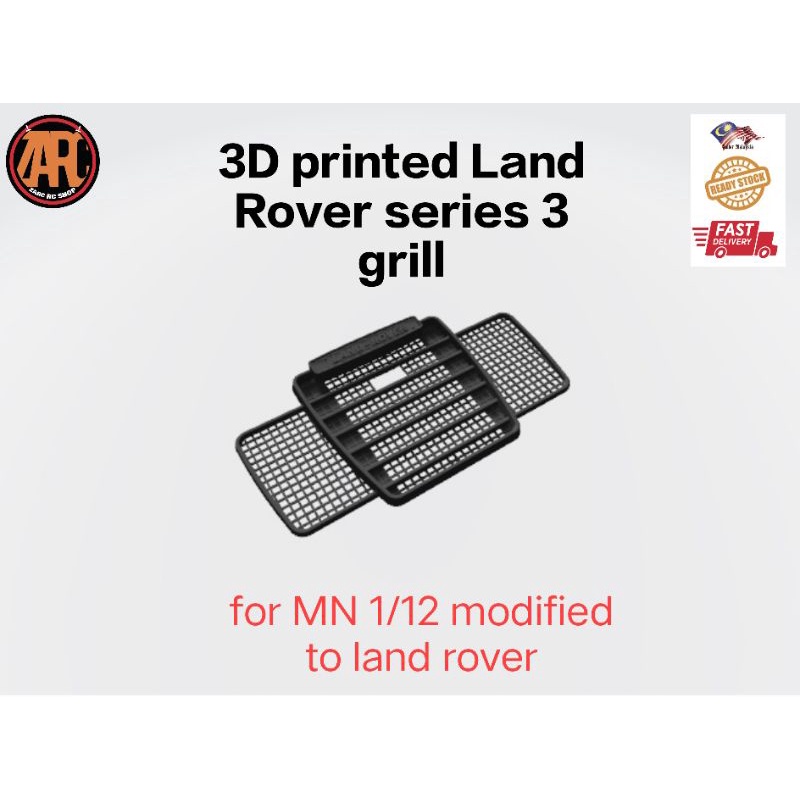 Zarc 3d Printed Land Rover Series 3 Grill For Mn 1 12 Scale Shopee