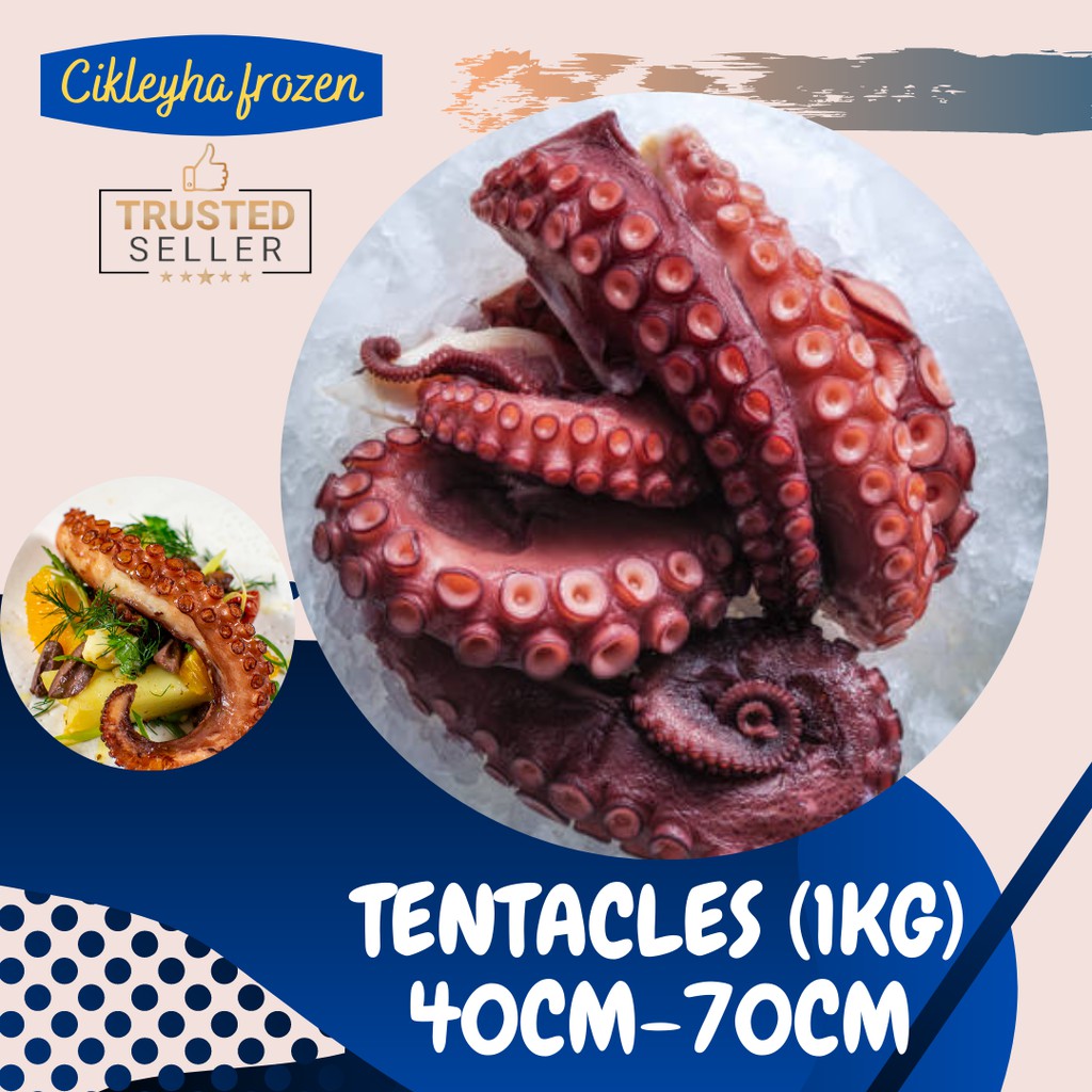 Squid Tentacles Kaki Sotong Kurita 1kg 20pcs Shopee Malaysia