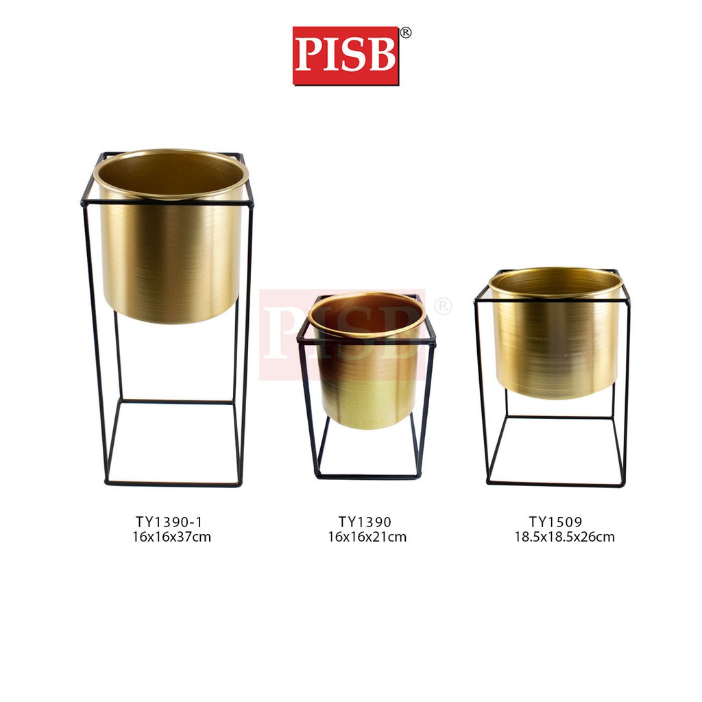 TY1390/1509 Golden Flower Pot Rack Shopee Malaysia