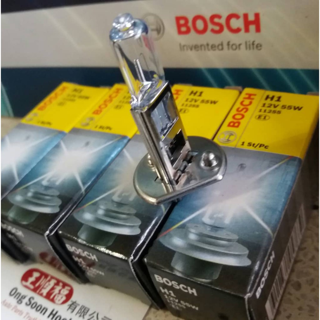 2 20 Pcs H1 12v 55w Bulbs Bosch 0986 Al1 500 Halogen Bulb Made In