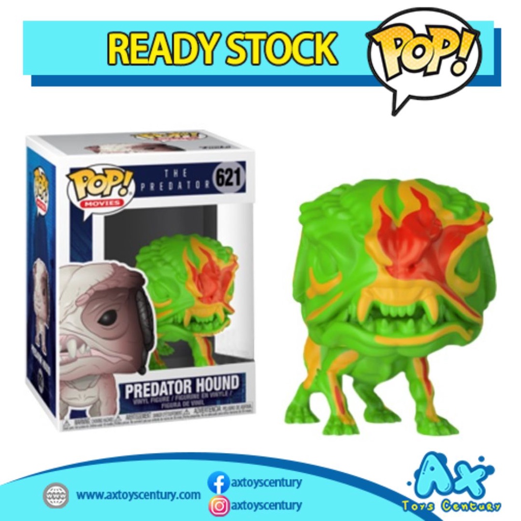 Funko Pop!  Movies: The Predator - Predator Hound #621 100% Genuine