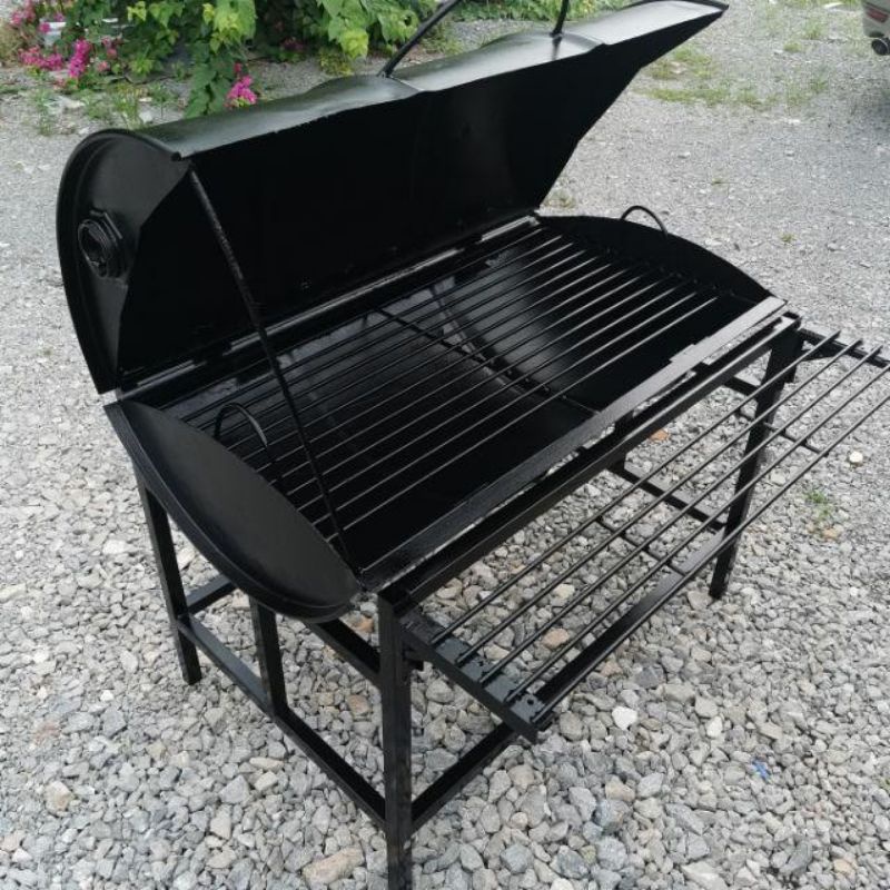 BBQ tong drum bertutup bakar ikan daging kenduri satay home stay