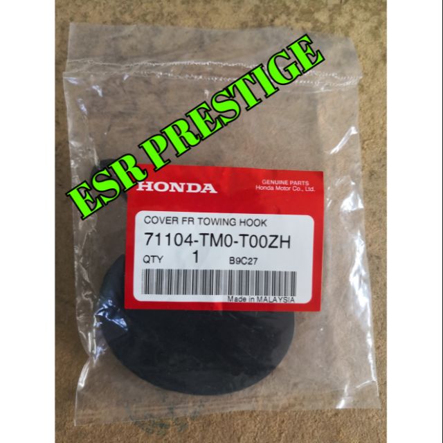 Honda City TMO front towing hook cover Original Shopee Malaysia