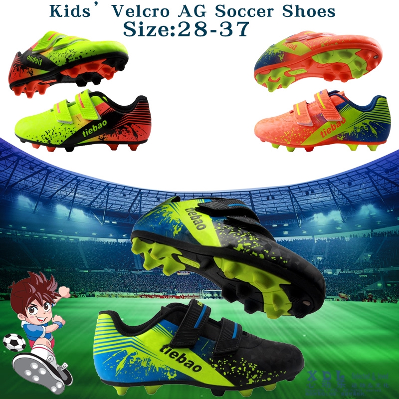 childrens velcro football boots