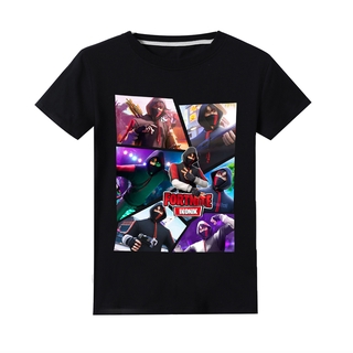 Boy Tops Fortnite Print T Shirt Kid Game Tee Short Sleeve Clothes Child Summer Tshirt Shopee Malaysia - 2018 6 14y roblox fortnite children boys tees tops t shirts set