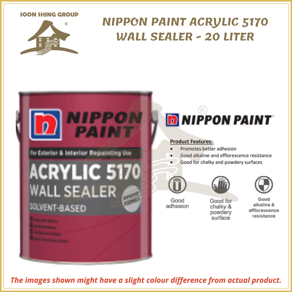 517020L Nippon Paint Acrylic 5170 Wall Sealer Oil Base / Cat