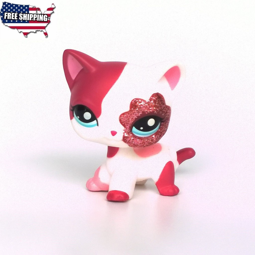 lps glitter shorthair cat