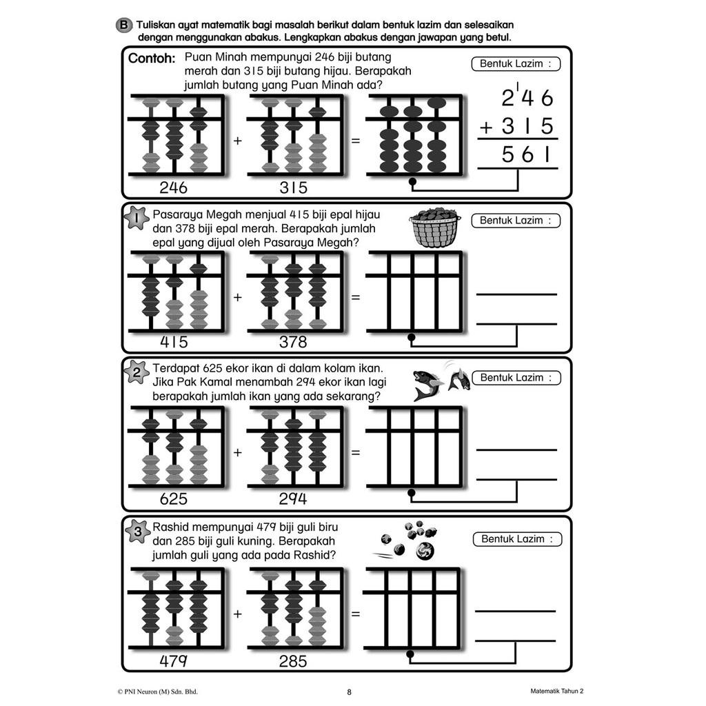 Buku Rampaian Kssr Semakan Matematik Tahun 2 Latihan Topikal Nota Shopee Malaysia