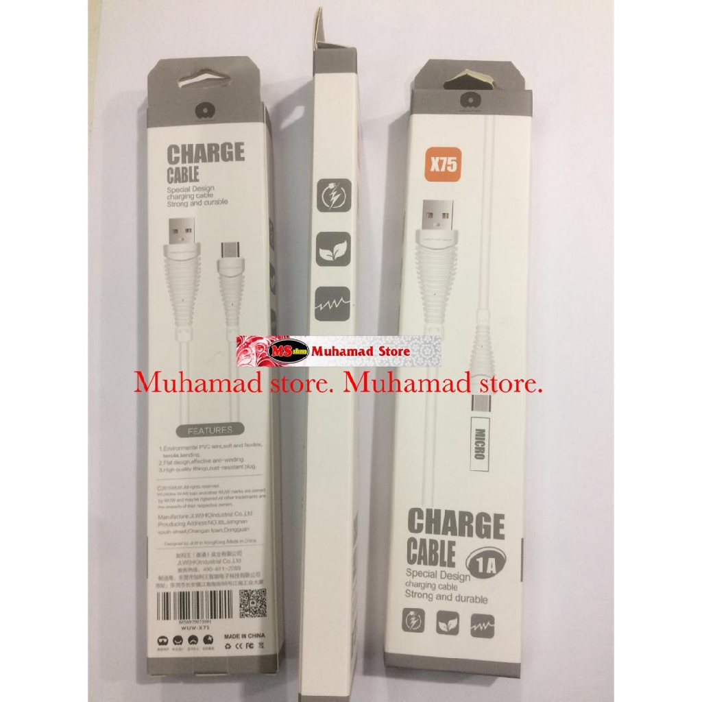 X75 Charging Cable Android 1A