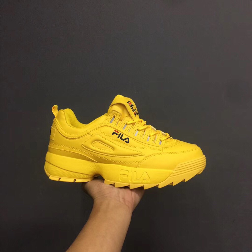 sun yellow fila disruptor