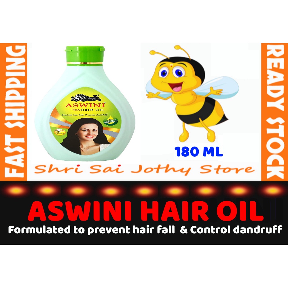 Aswini hair Oil | prevent hair fall & control dandruff - Shri Sai Jothy  Store | Shopee Malaysia