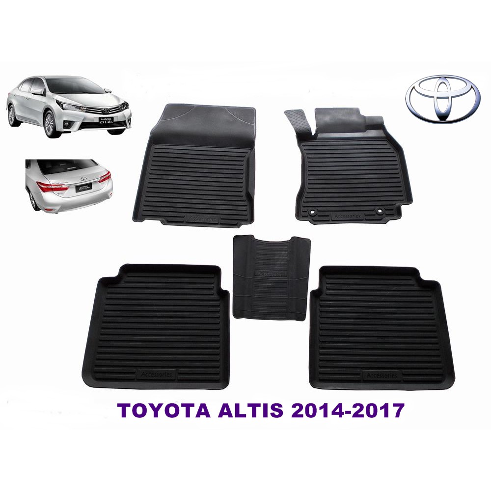 Toyota Corolla Altis 2014 2019 Rubber Eva Floor Mat Shopee Malaysia