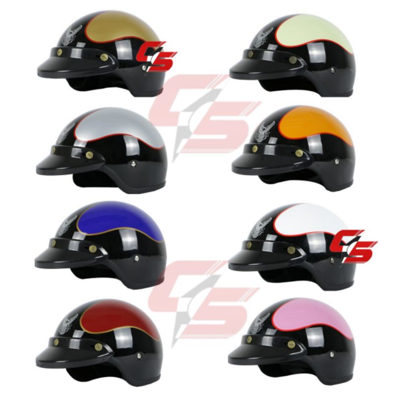 LASER HELMET 2TONE HALF SIRIM APPROVE Shopee Malaysia