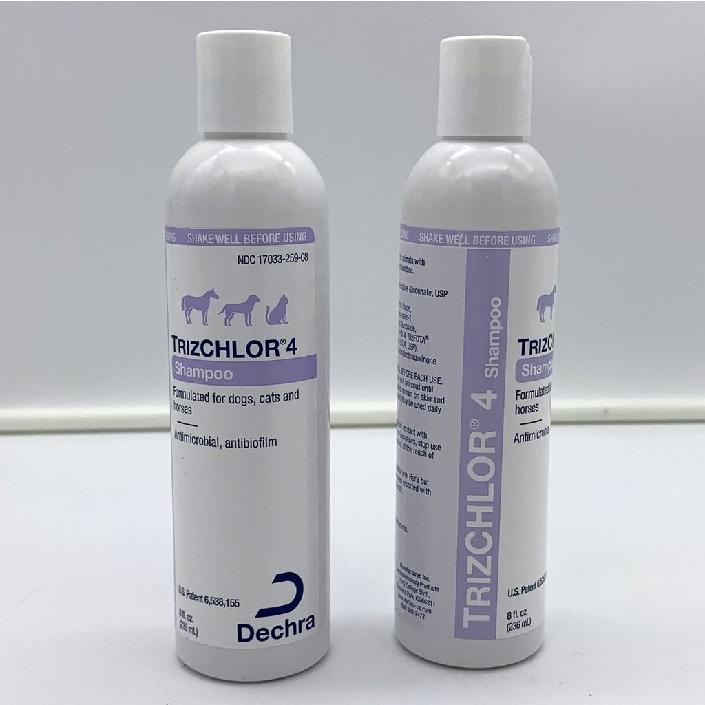 **BEST VALUE** Dechra TrizCHLOR 4 Antibacterial Shampoo Antifungal