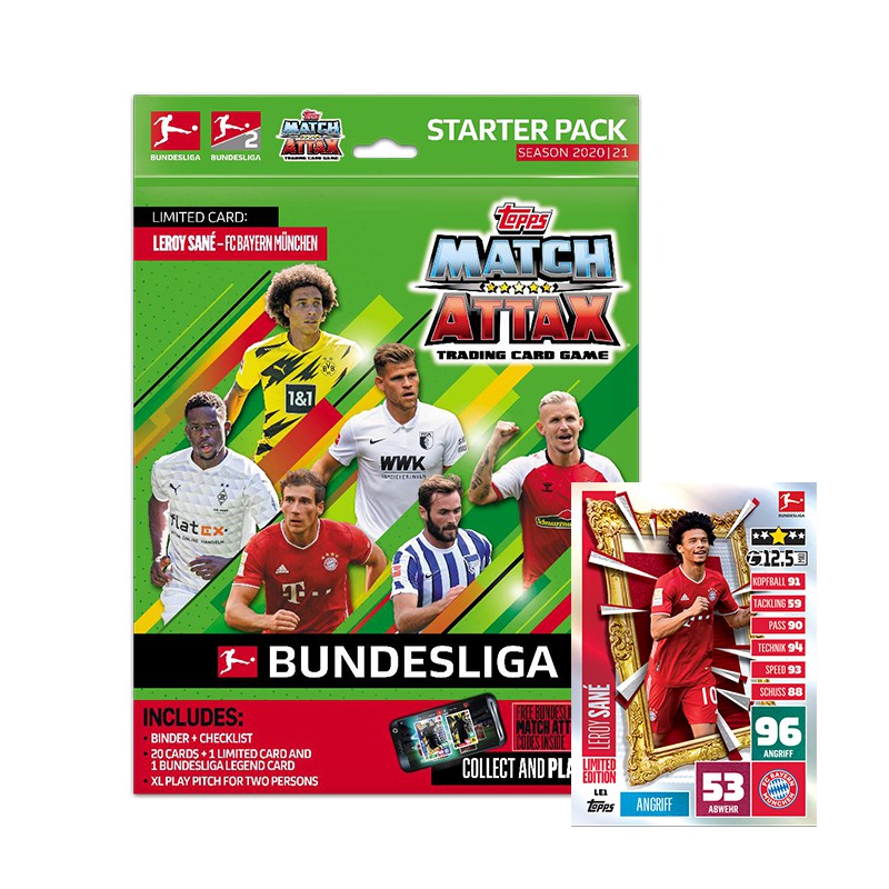 ORIGINAL Topps Match Attax Trading Card Game TCG Bundesliga 2020/2021