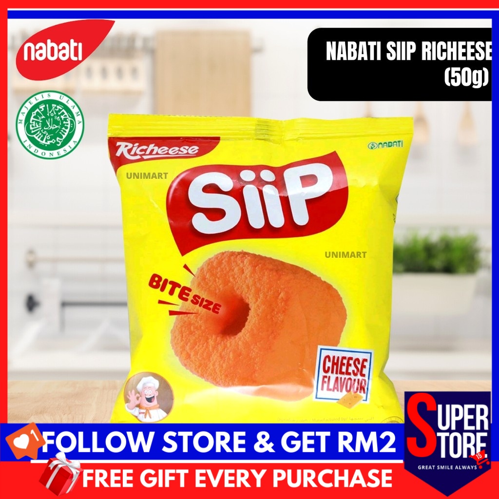 Nabati Siip Cheese Bites Snacks (50g) Halal Crunchy Snacks Premium ...