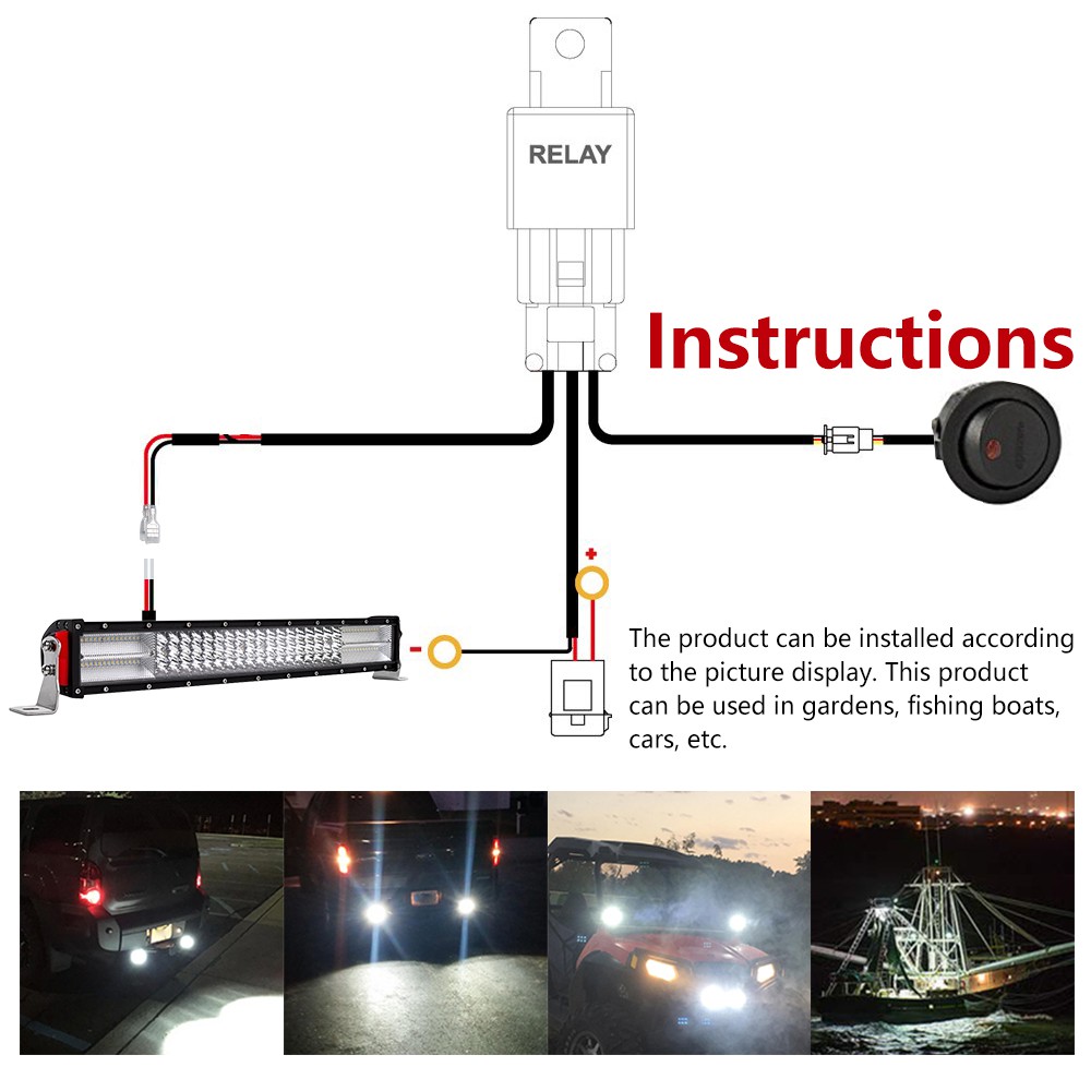 Led Light Bar Wiring Diagram With Switch Shelly Lighting