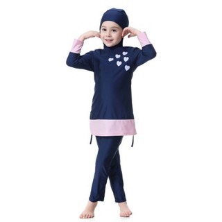  Baju  Renang  Budak Muslimah  Swimwear Long Sleeve READY 