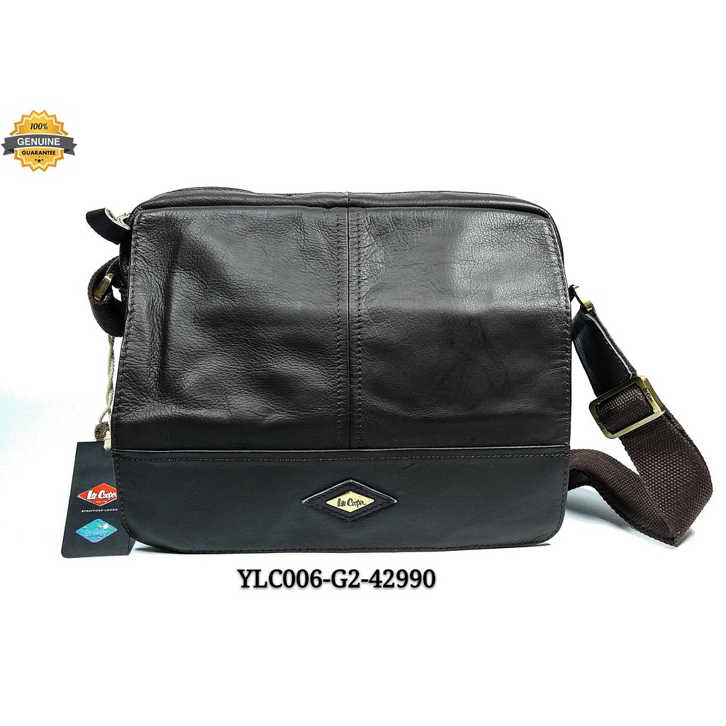 lee cooper leather bag