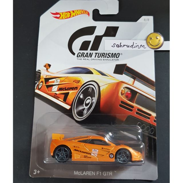 hot wheels mclaren f1 gtr gran turismo