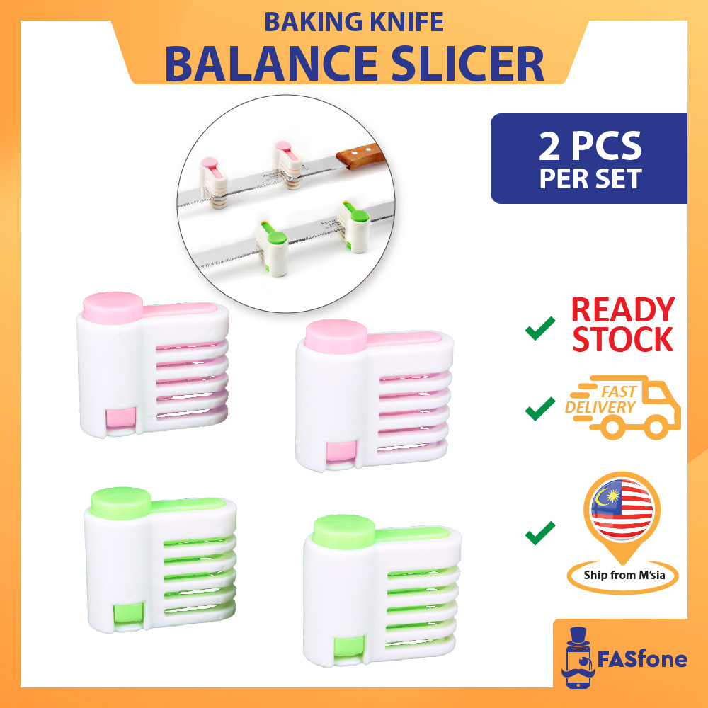 Cake DIY Tools 2 Pcs 5 Layer Bread Slicer Balancing Divider Guide Cutter