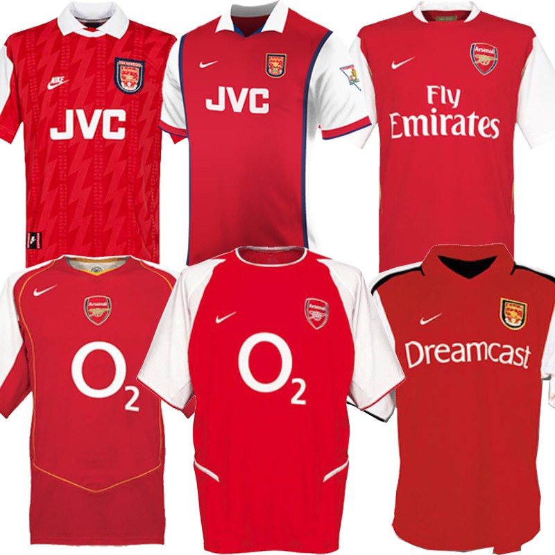 arsenal throwback jersey