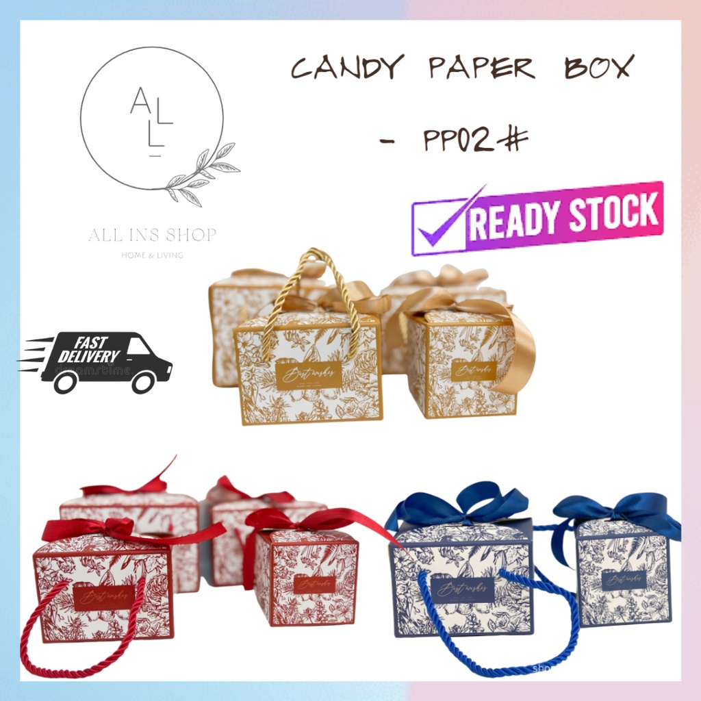 ALL INS SHOP 1 PCS CANDY BOX / GOODIES BIRTHDAY WEDDING