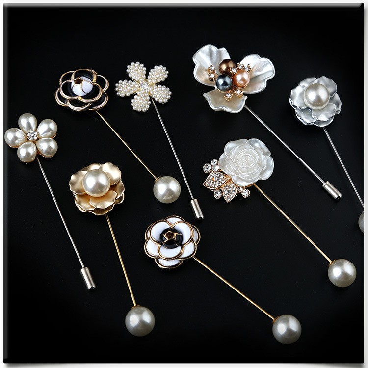 Sell Flower Brooch Flower Brooch Kebaya Hot Pearls Brooch Popular