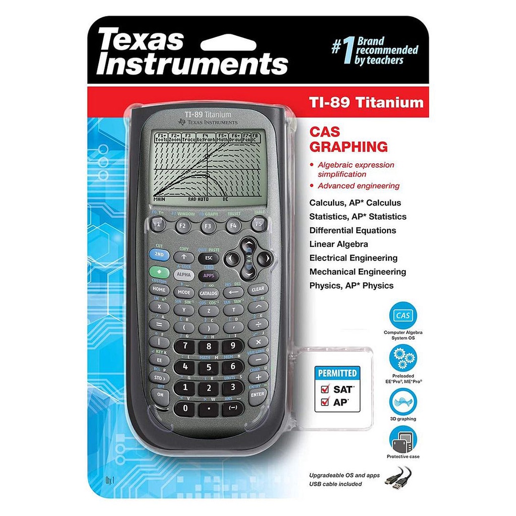 Texas Instruments TI-89 Titanium Graphing Calculator (Gray) | Shopee ...