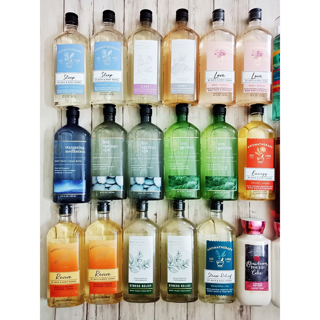 Aromatherapy Shower Gel Bath And Body Works Body Wash Foam Bath 295ml