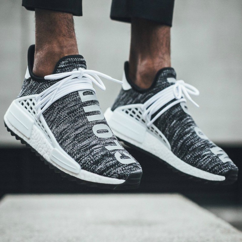 Adidas Human Race Trail NMD Clouds Moon Core Black Grey | Shopee Malaysia