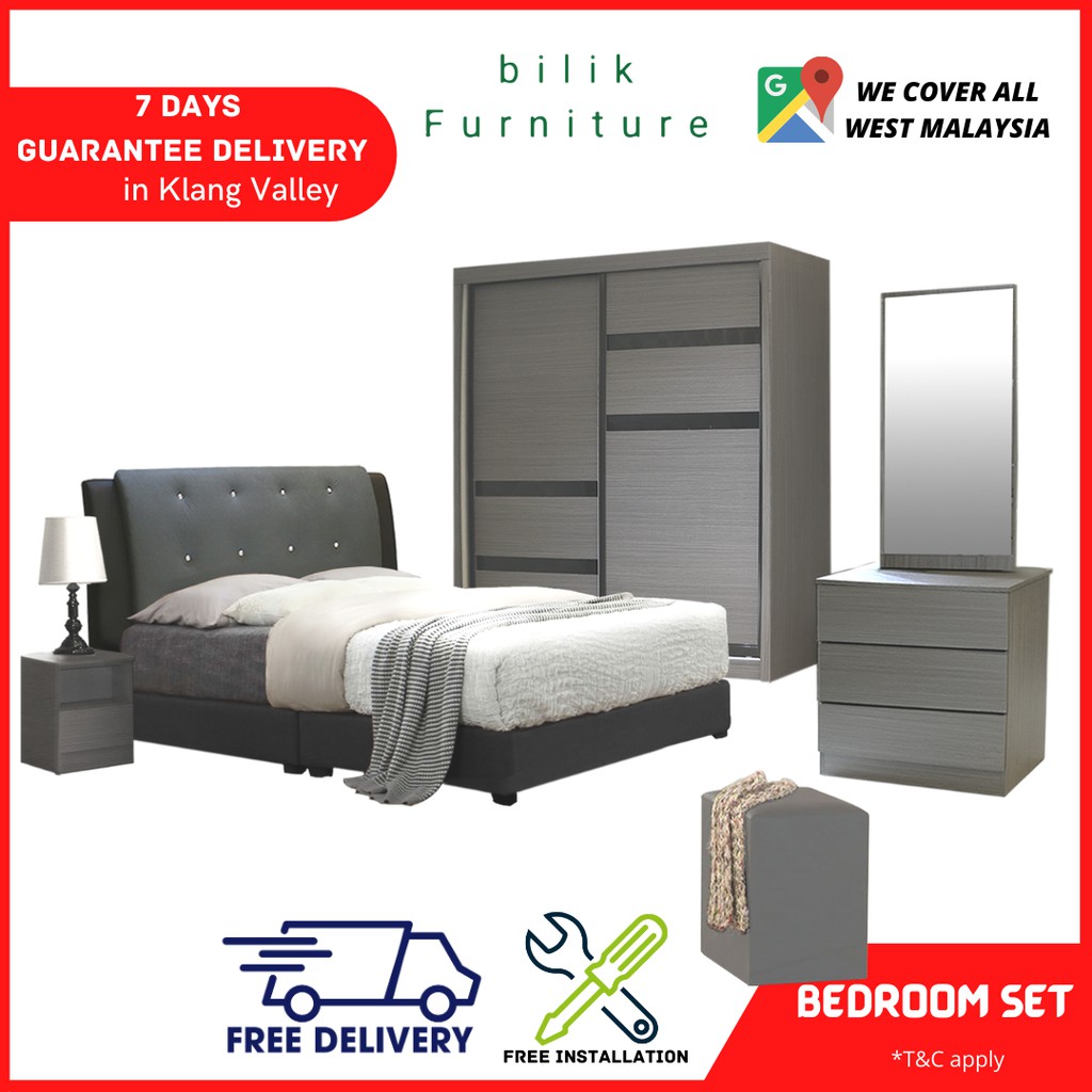 Bilik Furniture- Bedroom Set / Luxury Bedroom / Set Bilik Tidur / Bilik ...