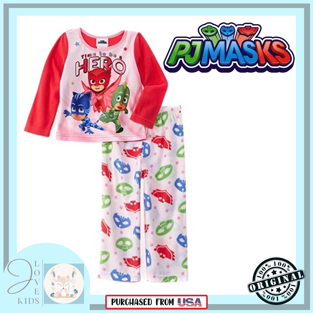 Pj masks "Time to be a hero" pajama