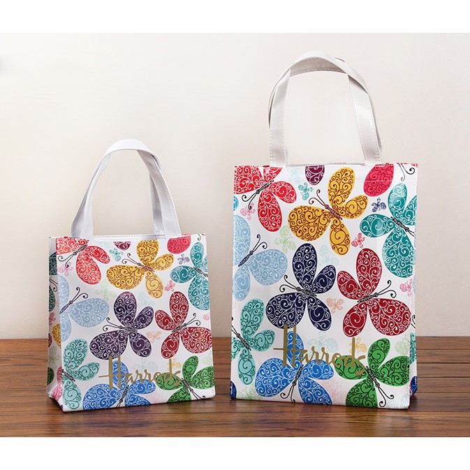 Harrods waterproof Butterfly PVC Shopping Bag Shopee Malaysia